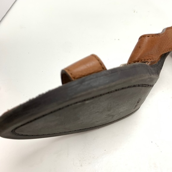 Nine West TEWELS Brown Heels Sandals Leather sz 11 - Picture 7 of 16